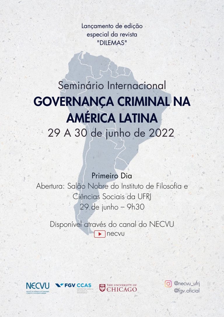 <strong>Seminário Internacional Governança Criminal na América Latina</strong>
