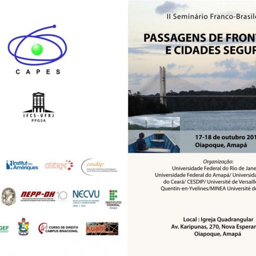 [2018] II Seminário Franco-Brasileiro: Passagens de Fronteiras e Cidades Seguras