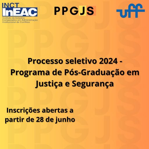 Processo seletivo 2024 – PPGJS