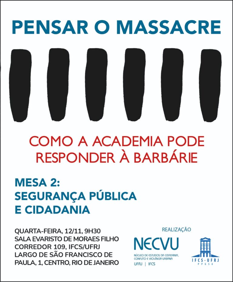 Debate: pensar o massacre / mesa 2